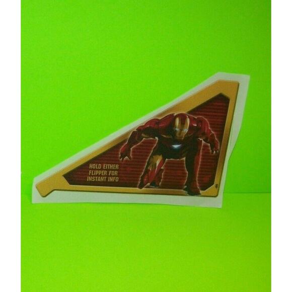 Iron Man Pinball Machine Apron Decal Right Side Only NOS Original 2010 - Picture 2 of 4